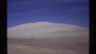 New Mexico (1972): Desert Road Hills Isolated Blue Sky Sign Vast Open Area