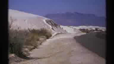 New Mexico (1972): A Beautiful Road Covered In Snow