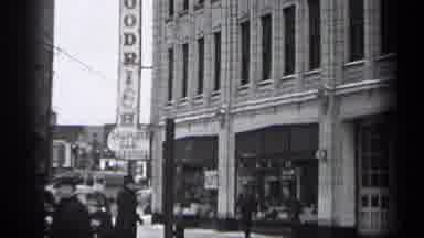 Cleveland Ohio (1937): A Wonderful Street With Full Of March Fast Man From The