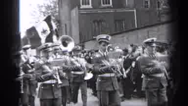 Cleveland Ohio (1937): Men In Uniform Participate In Parade