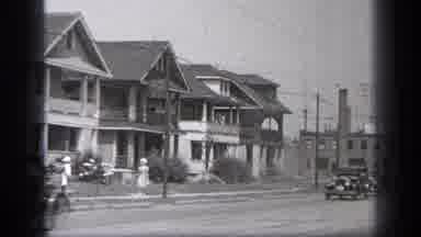 Cleveland Ohio (1937): A Group Of Jeep Chelsea Are Moving In The Streets In A