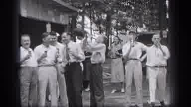 Cleveland Ohio (1937): A Some People To Enjoy The Outside Of Work And Speak And