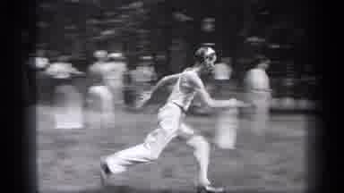 Cleveland Ohio (1937): Adult Men Play Kickball Game