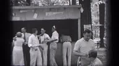 Cleveland Ohio (1937): A Huge Family Members Are Enjoying Their Time Outside With