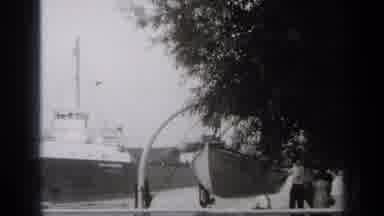 Cleveland Ohio (1938): A Fun Sunday Afternoon Visiting A Busy Harbor With Family