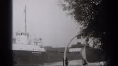 Cleveland Ohio (1938): A Boat Moving The Sea And Looking Is Beautiful