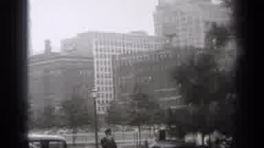 Cleveland Ohio (1938): A Slow Pan Over A City With One Skyscraper With A Park And
