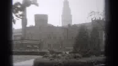 Cleveland Ohio (1938): A Historic Building Stan Tall In The Middle Of The City
