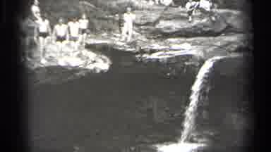 Cleveland Ohio (1938): The Boys Dared One Another To Jump Off Of The Cliff Into