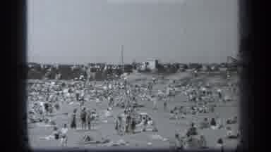Cleveland Ohio (1939): A Huge Crowd In And Around The Ground With Enjoyment