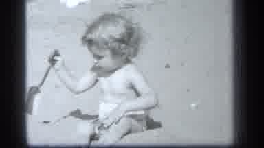 Cleveland Ohio (1939): Black And White Of People On Beach