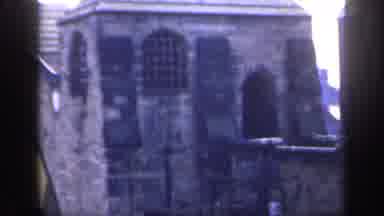England (1949): Vehicles Enter The Buildingâs Entrance