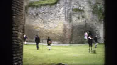 England (1949): A Group Of School Children Visiting An Ancient Building To Learn