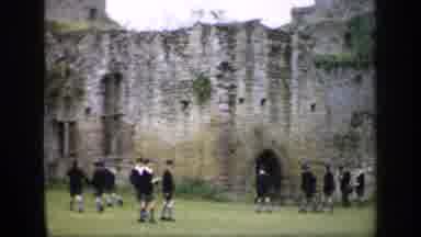 England (1949): English School Boys In Vintage Shorts And Stockings Uniforms
