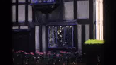 England (1949): The Camera Pans Across The Tudor Style Building With A Flower