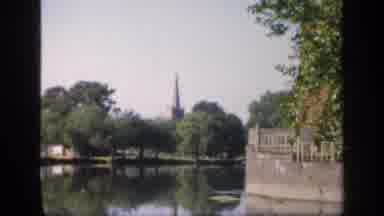 England (1949): A Silent Area With Lots Of Water And Surrounded By Buildings