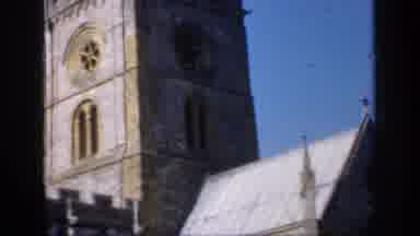 ENGLAND-1949: Vintage Brick Church