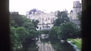 England (1949): The Camera Shows A Castle Amount Trees And A River