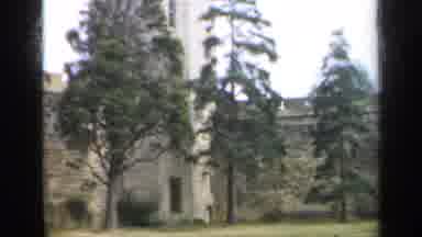 England (1949): Outside Shot Of Castle Witch Brief Shot Of Peacock