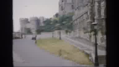 England (1949): During The Day In A Road That Passes Under Some Stone Castles