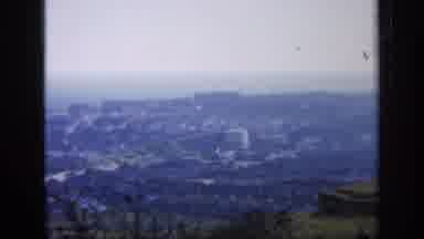England (1949): Video Shot Of A Town Far Off In The Distance There Is A Little
