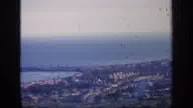 England (1949): Camera Pans Across The Sea Side And The City That Sits Next To It