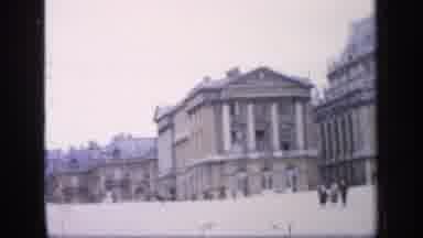 France (1949): A Huge And Vintage Area Inside The City Buildings Stands Tall And
