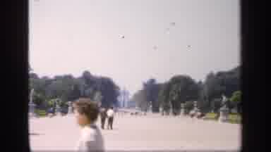 France (1949): A Huge City With Lot Of Buildings Around The Place And Few Walking