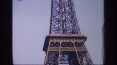 France (1949): Footage Of The Eiffel Tower In A Sunny Day In Paris France