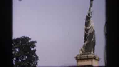 New York-1949: Visiting The Statue Of Liberty On A Sunny Afternoon In New York