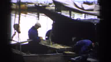 Ireland (1949): A Boat Riders Are Cleaning The Boat And Other Side Few Members Are