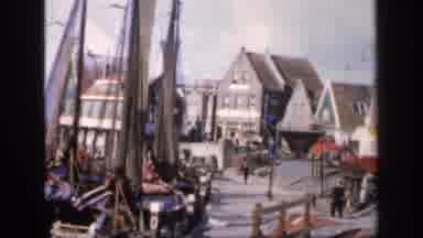 Ireland (1949): A Busy Docks Filled With Fishing Nets