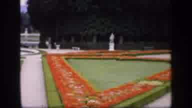 Ireland (1949): A Great Park With Nice Green Lawn With Red Color Flowers And Clean