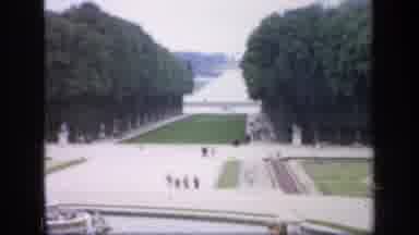IRELAND-1949: Formal Garden Park With Statues And Tree-Lined Avenues