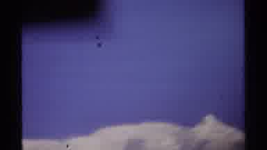 Cabo San Lucas Mexico (1974): Wobbly Filming Of A Mountain With Snow On A Blue Sky