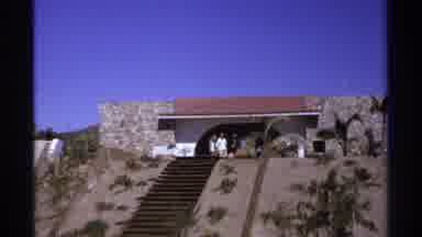 Cabo San Lucas Mexico (1974): Beach Vacationers On The Top Of A Hill House