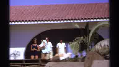 Cabo San Lucas Mexico (1974): Group Of People Two Ladies In Bathing Suits Explore