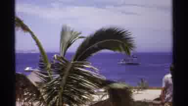 Cabo San Lucas Mexico (1974): Panoramic View Of The Sea From A Beach On A Sunny