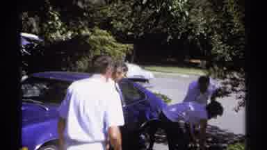 La Paz Mexico (1974): People Out On Holiday With Their Bags And Suitcases And Lady