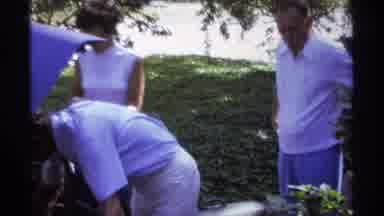 La Paz Mexico (1974): Man Takes A Drag From His Cigarette Before Quickly Pulling