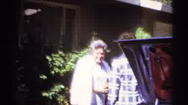 La Paz Mexico (1974): Elderly Women Getting In To Car