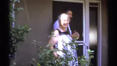 La Paz Mexico (1974): A Grandma Waiting Eagerly For Her Grandsons To Come Out From