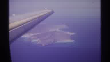 La Paz Mexico (1974): Aerial View Of Island White Beaches And Ocean On A Sunny Day