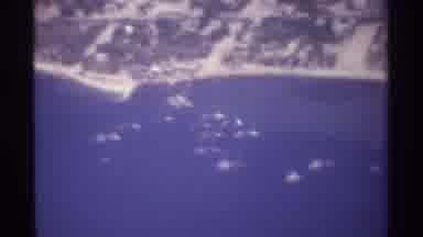 La Paz Mexico (1974): A Top View Of The Birds View Show The Sea And The Full City