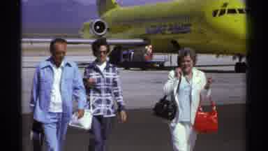 La Paz Mexico (1974): A Flight Landed In The Runway At The Airport A Members To