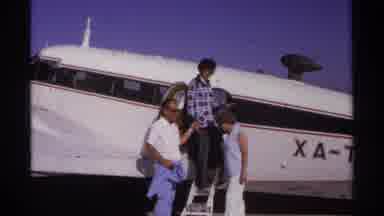 La Paz Mexico (1974): An Emergency Flight Landed In The Runway At The Airport