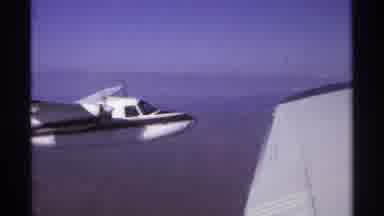 La Paz Mexico (1974): Small Plane Captured Flying In The Plane Viewer Looks Out