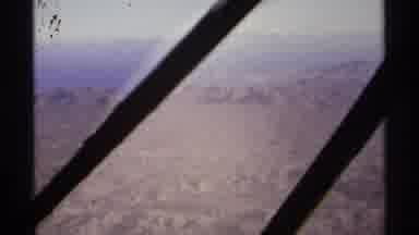 La Paz Mexico (1974): Panoramic Flight Through The Mountains Old Footage