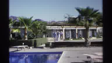 Guaymas Mexico (1975): A Group Of Persons Walking And Moving Around The Huge Park