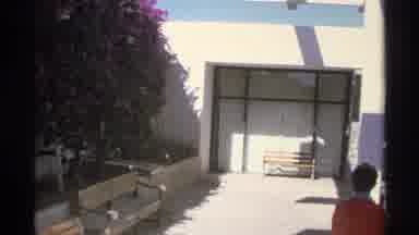 Guaymas Mexico (1975): A Woman Went Towards A Fountain